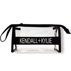 Kendall & Kylie Transparent Cosmetic Case Wristlet